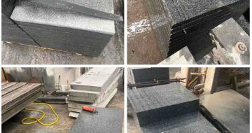 焦作 芝麻黑地铺石材