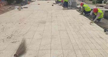 焦作黄金麻荔枝面地铺案例