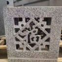 焦作 芝麻白花岗岩镂空雕花灯笼