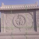 焦作 芝麻白花岗岩屏风，照壁，影壁