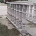 焦作 芝麻白圆形光面花瓶柱，栏杆