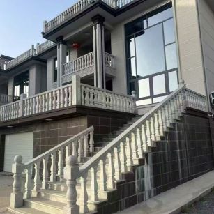 焦作 芝麻白别墅阳台栏杆，楼梯栏杆