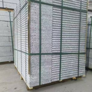 焦作 芙蓉白3公分厚磨圆边、拉槽，楼梯踏步