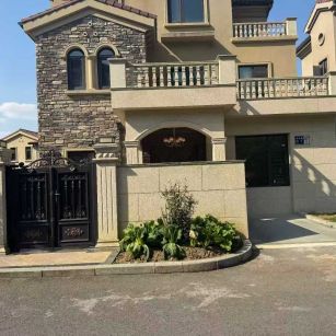 焦作黄金麻别墅干挂效果展示