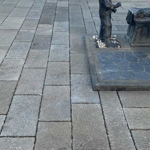 焦作仿古石铺装效果