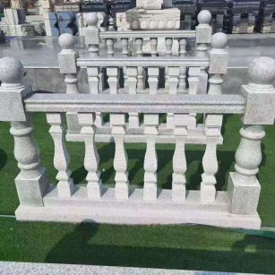 焦作 别墅石材栏杆特写