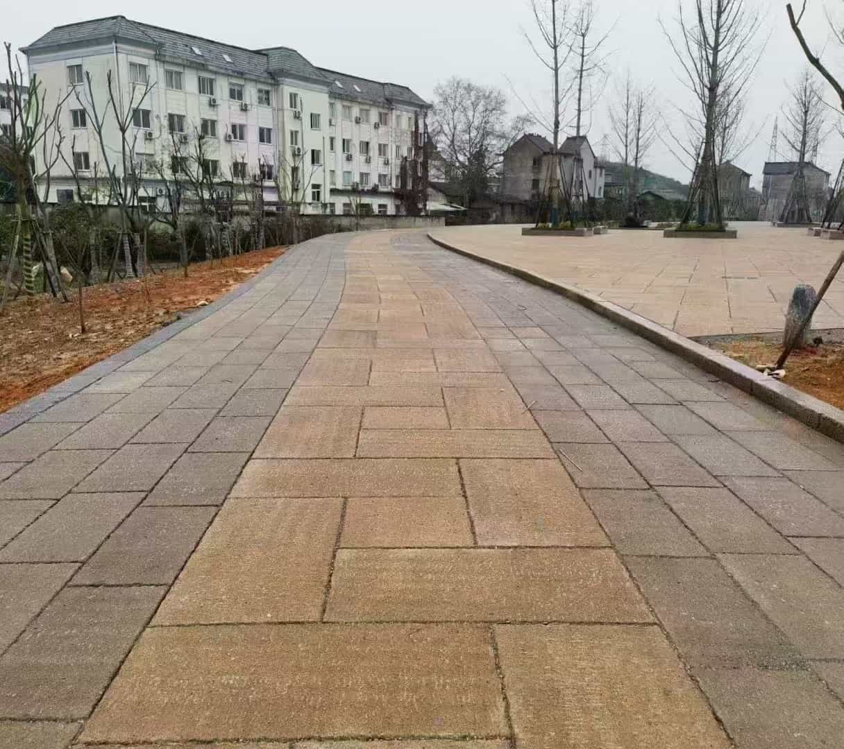 焦作仿古石铺装效果