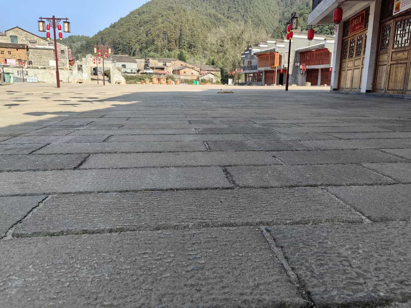 焦作仿古石铺装效果