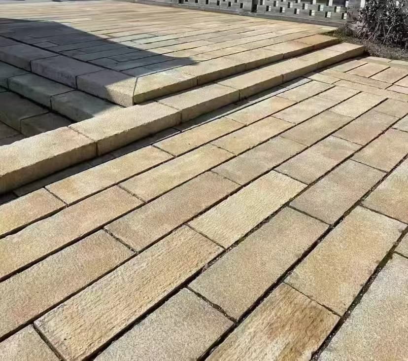 焦作仿古石铺装效果