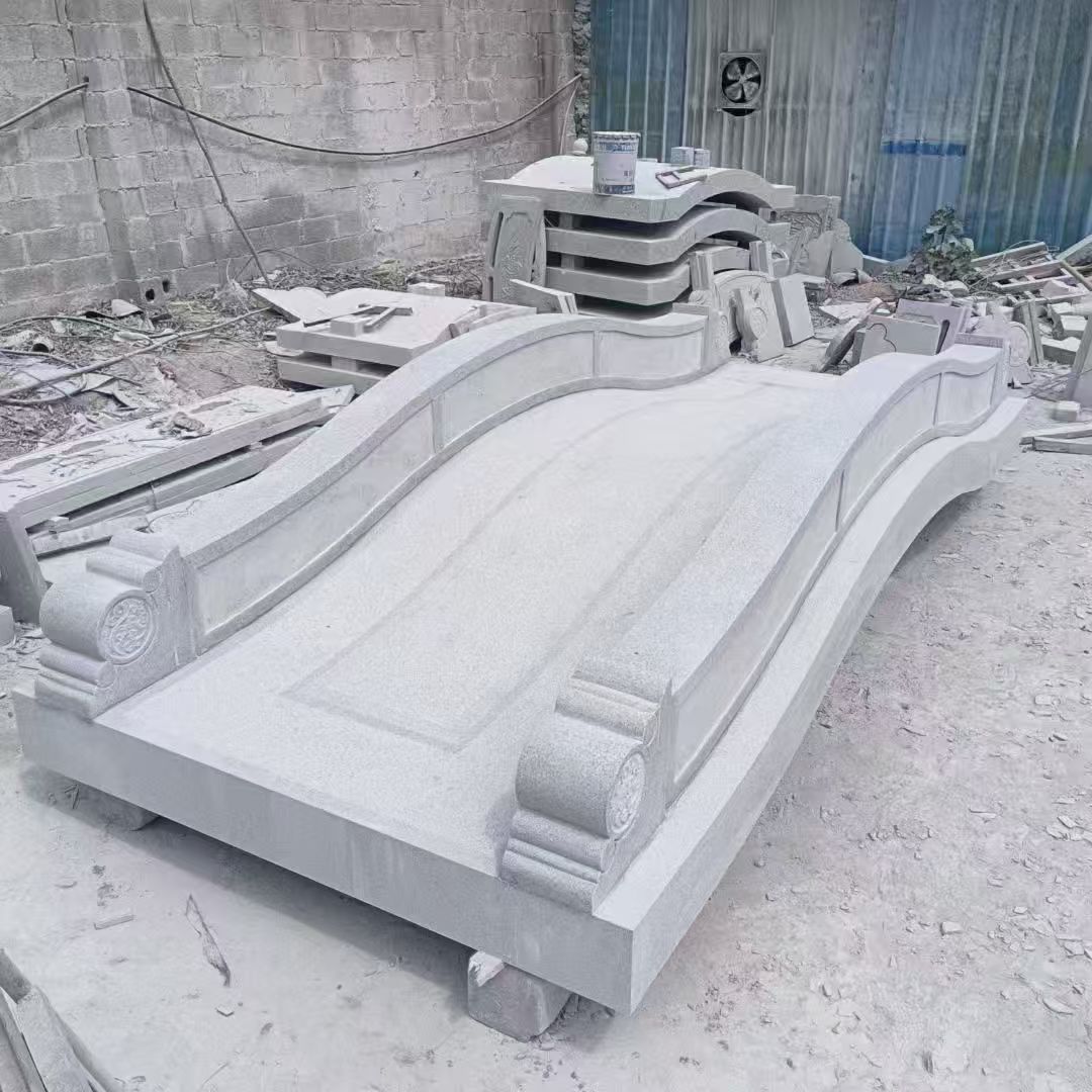 焦作 芝麻灰花岗岩园林景观 小石桥